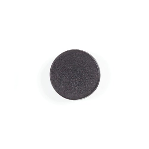 Bi-Office Round Magnets 25mm Black Pack of 10 IM142609