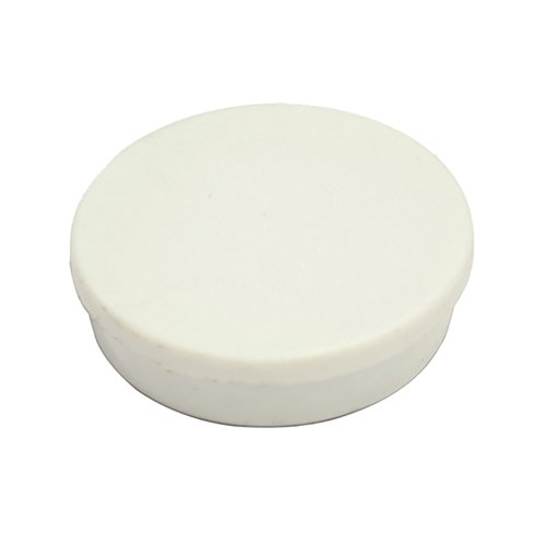Bi-Office Antimicrobial Round Magnets 25mm White (Pack of 10) BIM141609