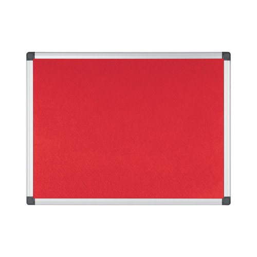 Bi-Office New Generation A9 Felt Noticeboard 60x45cm Red FA0246170