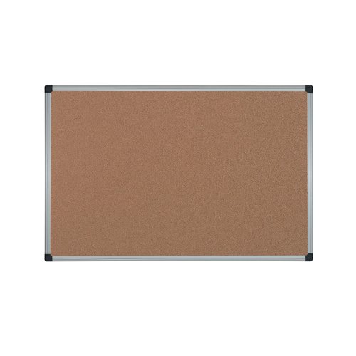 Bi-Office Aluminium Frame Cork Noticeboard 900x600mm CA031170 BQ42031