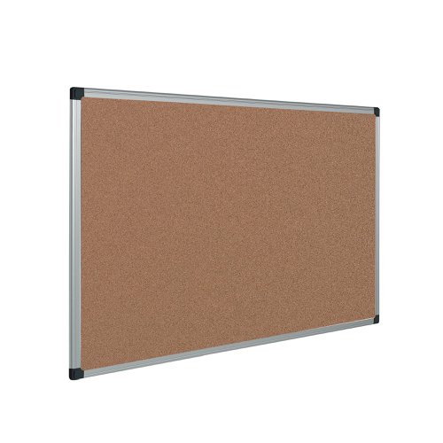 Bi-Office Aluminium Frame Cork Noticeboard 900x600mm CA031170 BQ42031