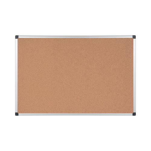 Bi-Office Aluminium Frame Cork Noticeboard 1200x900mm CA051170