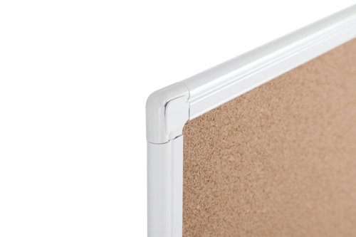 Bi-Office Maya Antimicrobial Cork Board Aluminium Frame 120x90cm BCA051226  BQ42325