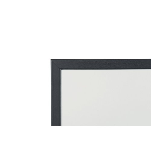 Bi-Office Black Frame Drywipe Board 600x450mm MB0400169