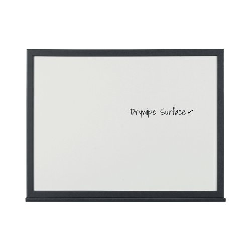 Bi-Office Black Frame Drywipe Board 600x450mm MB0400169 | Bi-Silque