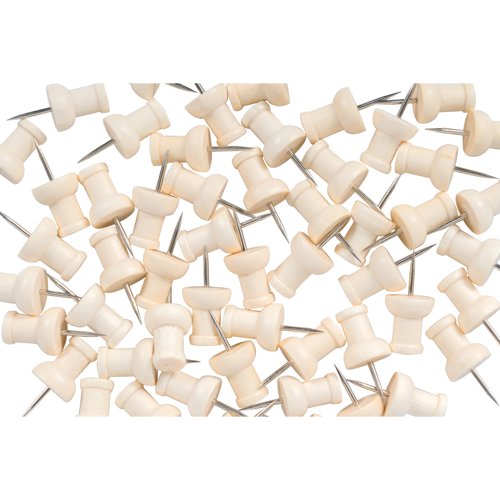 Bi-Office Wooden Push Pins (Pack of 20 PI3203 | BQ48008 | Bi-Silque