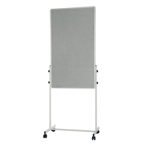 Bi-Office White Portable Duo Board and Flipchart Easel EA4724075