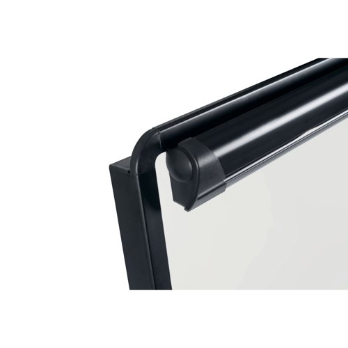 Bi-Office Classic Magnetic Footbar Easel Black 70x100cm EA2306007