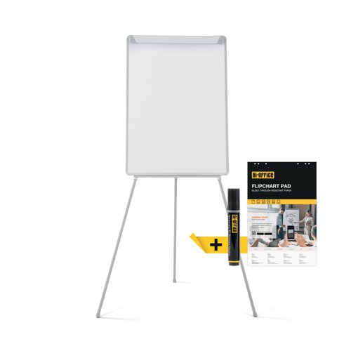 Bi-Office Easy Magnetic Tripod Easel Aluminium Frame 70x100cm EA2306045