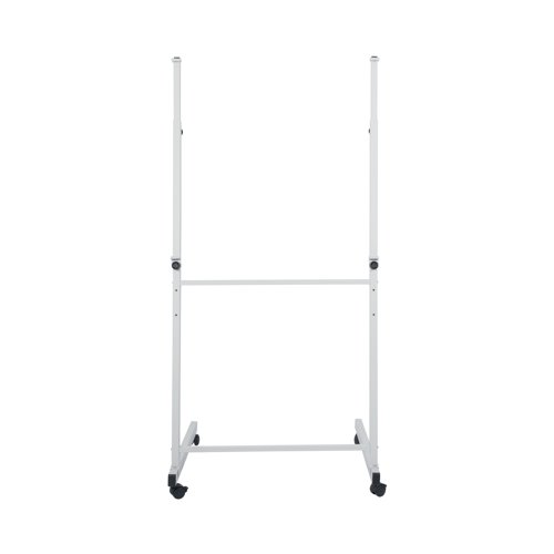 BQ50441 | Bi-Office Ultimate Board Easel aluminium structure. Portable and versatile, this mobile structure is the right choice for presentations. It can hold a Maya-framed whiteboard or noticeboard, smaller or equal to 1500mm (board not included). Dynamic companies can improve efficiency and manage space according to the needs of the moment. With 4 locking casters, its easy to move to any required location because of its lightweight yet durable structure. Take it to any workspace, office, or meeting room, and brainstorm and present ideas. Plus, you can adjust the height of the telescopic legs and the angle of the board to a more comfortable position for the user.