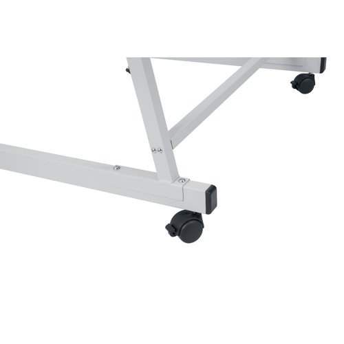 BQ50441 | Bi-Office Ultimate Board Easel aluminium structure. Portable and versatile, this mobile structure is the right choice for presentations. It can hold a Maya-framed whiteboard or noticeboard, smaller or equal to 1500mm (board not included). Dynamic companies can improve efficiency and manage space according to the needs of the moment. With 4 locking casters, its easy to move to any required location because of its lightweight yet durable structure. Take it to any workspace, office, or meeting room, and brainstorm and present ideas. Plus, you can adjust the height of the telescopic legs and the angle of the board to a more comfortable position for the user.