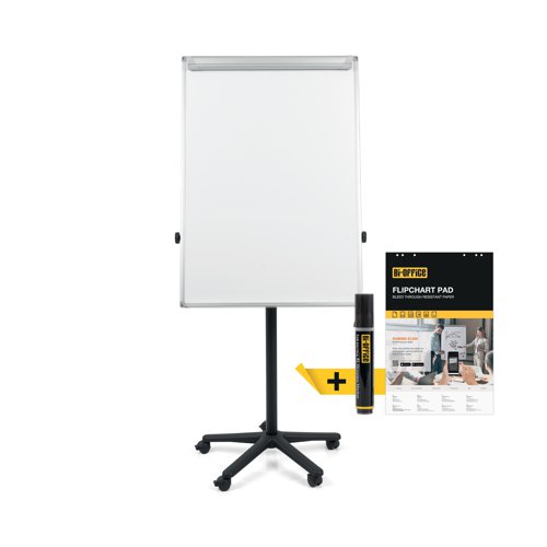 Bi-Office Classic Magnetic Mobile Easel Black/Grey 70x100cm EA4806175 | Bi-Silque