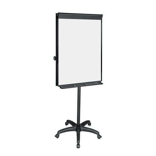 Bi-Office Vanguard Magnetic Mobile Easel Black 70x100cm EA48066921