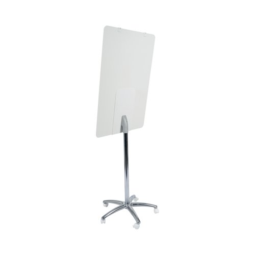 Bi-Office Business Glass Mobile Easel Non-Magnetic 70x100cm GEA4850126