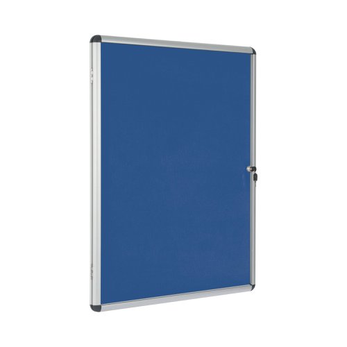 Display your information and notices easily with he Bi-Office Enclore display cases. The extra slim and lightweight case are a perfect solution for busy spaces where information must be kept safe. Simply pin up your posters to the felt backing and close the strong aluminium-framed door. The clear acrylic helps to protect paper and card from daily wear and tear, and the door features a lock and two keys for securing the display case against tampering.