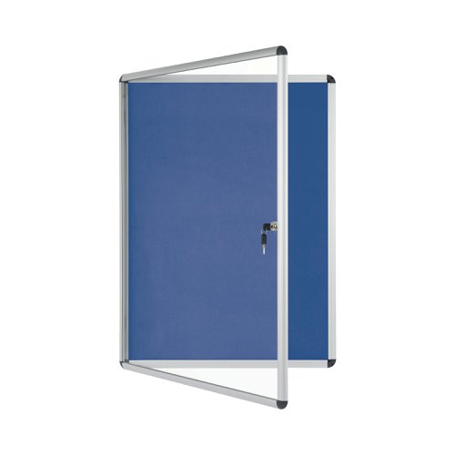 Display your information and notices easily with he Bi-Office Enclore display cases. The extra slim and lightweight case are a perfect solution for busy spaces where information must be kept safe. Simply pin up your posters to the felt backing and close the strong aluminium-framed door. The clear acrylic helps to protect paper and card from daily wear and tear, and the door features a lock and two keys for securing the display case against tampering.