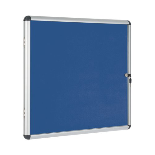 Bi-Office Enclore lockable display cases are ideal to display important messages in corridors, schools or common areas. Make sure everyone is on the same page and acknowledges important information or any tasks that need to be considered. Add colour to increase the usability and perception of the display case. This is a strong, secure, and lightweight solution to display important notes, pictures, and so on, in the common areas of labs, schools, and other public spaces. The frame is made of aluminium, with rounded corners for increased safety. There is clear visibility of the displayed items due to the swinging acrylic door, which can be locked to protect the inside materials from hampering, manipulation, or the weather. This lockable board comes with 2 keys, so you can keep a key in a safe location, to use as a spare if the other one gets lost. The set also includes a wall mount kit for easy installation.