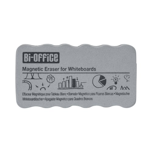 Bi-Office White Lightweight Magnetic Eraser AA0105