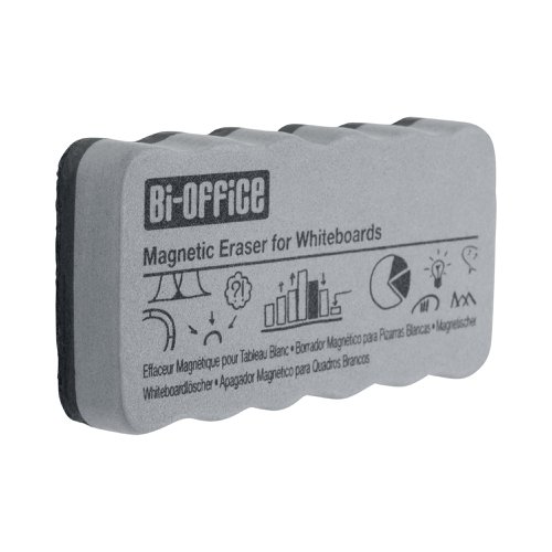 Bi-Office White Lightweight Magnetic Eraser AA0105 Drywipe Board Accessories BQ53105