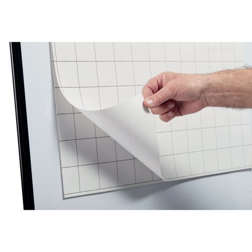 Bi-Office Flipchart Pad Gridded 30 sheets 70gsm Paper A1 (Pack of 5) FL0129407