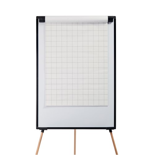 Bi-Office Flipchart Pad Gridded 30 sheets 70gsm Paper A1 (Pack of 5) FL0129407