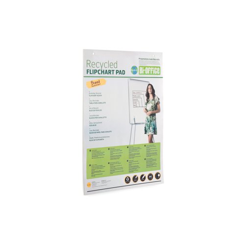 Bi-Office Earth Plain Flipchart Pad A1 40 Sheet (Pack of 5) FL0111801