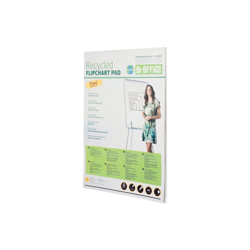 Bi-Office Earth Plain Flipchart Pad A1 40 Sheet (Pack of 5) FL0111801