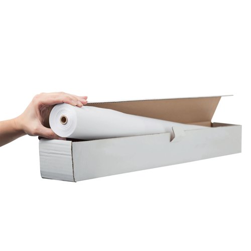 Bi-Office Flipchart Paper Roll 35 metres Long White 70gsm Paper (Pack of 5) FL0522105