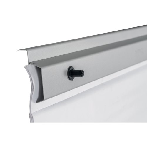 This Bi-Office flipchart bracket comes with spring clips for hooking over wall mounted whiteboards to enable the hanging of a flipchart pad. Its easily adjustable to allow for use with A1 and Euro sized flipchart pads.