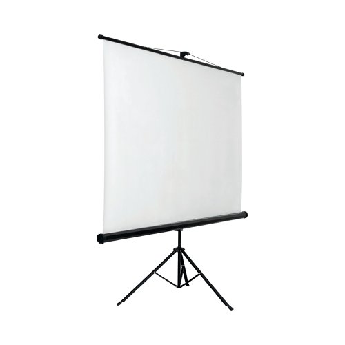 Bi-Office Tripod Projection Screen 1750x1750mm Black 9D006021 Portable Screens BQ81021