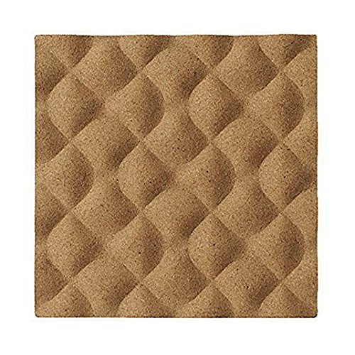 ARCHYI Frameless Ripple Cork Tile 200x200mm WT0529033