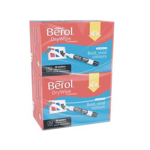 Berol Drywipe Marker Bullet Tip Assorted (Pack of 96) 1984869 | Newell Brands