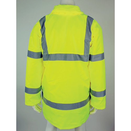 Beeswift Constructor High Visibility Jacket Saturn Yellow 2XL CTJENGSY2XL