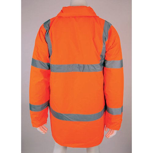 Beeswift Constructor High Visibility Jacket Orange 4XL CTJENGOR4XL | Beeswift