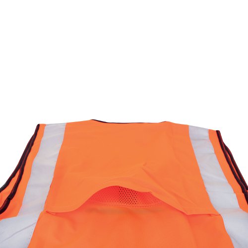 Beeswift High Visibility Waistcoat Full App G Orange Large WCENGORL | Beeswift