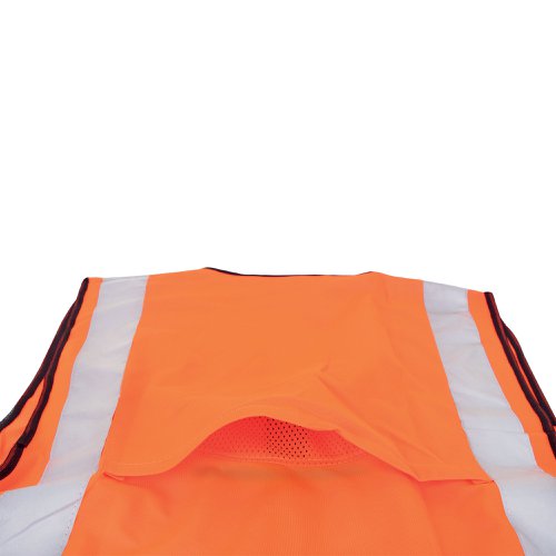 Beeswift High Visibility Waistcoat Full App G Orange XL WCENGORXL | Beeswift