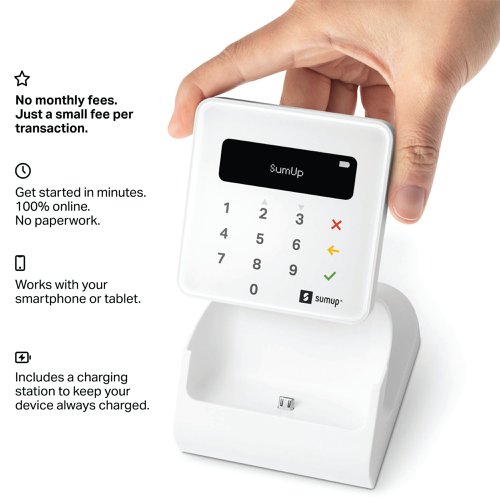 SumUp Air Bundle Air Card Reader and Charging Station 800604901