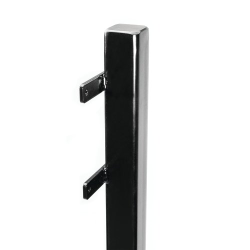 Evec Mounting Post for 1x Wall Mount Charger Steel Black SCP01