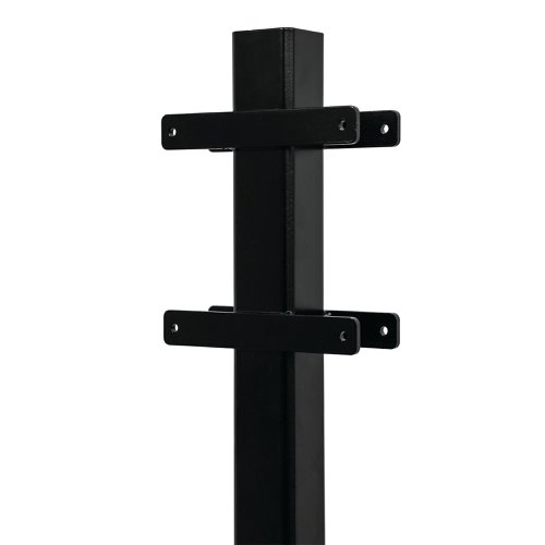 Evec Mounting Post for 2x Wall Mount Charger Steel Black DCP01