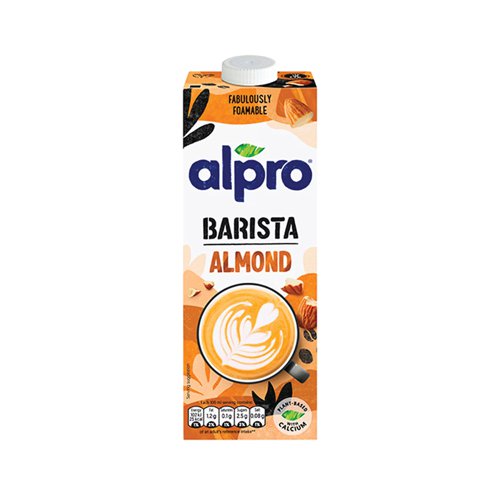 Alpro Almond Barista is fabulously foamable, so be your own barista, go with the flow and get creative.