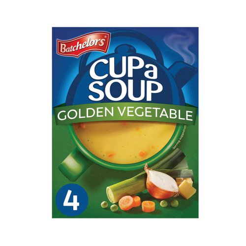 Batchelors Cup a Soup Golden Vegetable 82g (Pack of 4) 1004200