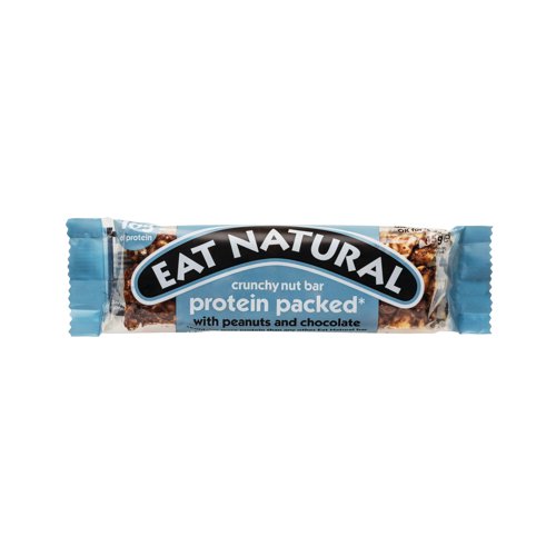 Eat Natural Protein Bar with Peanuts and Chocolate 45g (Pack of 12) 252121