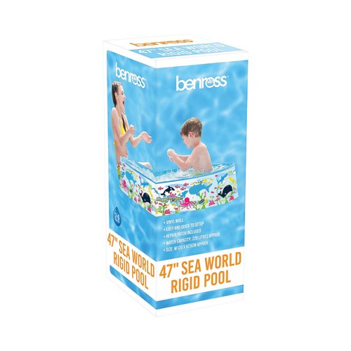 Benross Rigid Under The Sea Themed Paddling Pool 1200mm 83430