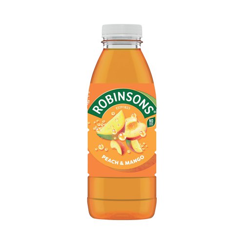 Robinsons Ready To Drink Peach Mango Squash 500ml (Pack of 12) 250785 Cold Drinks BRT23358