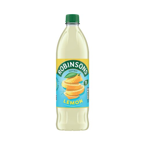 Robinsons Lemon Real Fruit No Added Sugar Squash Bottle 1L