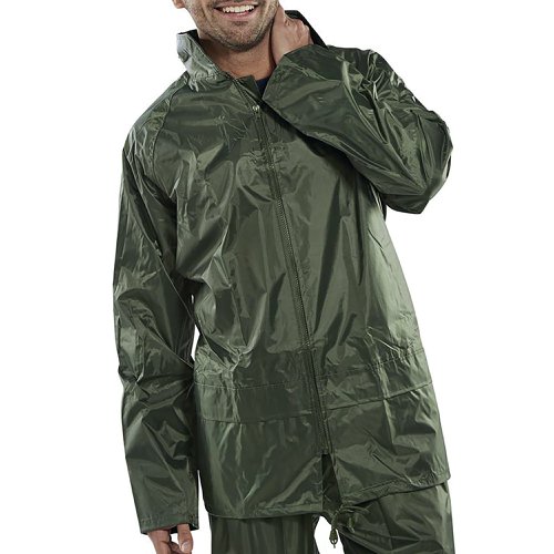 Beeswift Nylon B-Dri Weather Proof Jacket Olive Green 3XL NBDJO3XL | Beeswift