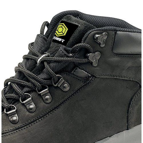 Beeswift Click Chukka SBP D-ring Lace Up Safety Boots 1Pr Black 8 CTF32BL08 BSW00880