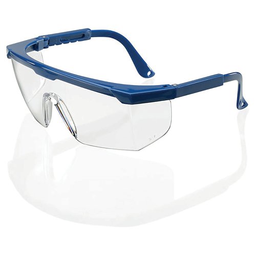 Beeswift Portland Safety Spectacles Clear/Blue BBPS