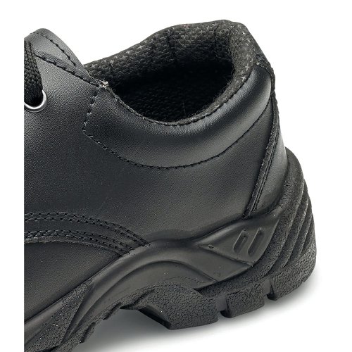 Beeswift Click Smooth Leather Lace Up S1 Safety Shoe 1 Pair Black 11 BSW01510