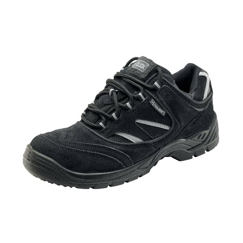 Beeswift Dual Density PU Safety Trainers 1 Pair Black 4 CDDTB04